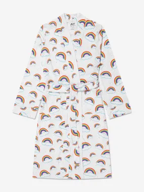 AY by AYLA Girls Rainbow Bathrobe in Multicolour