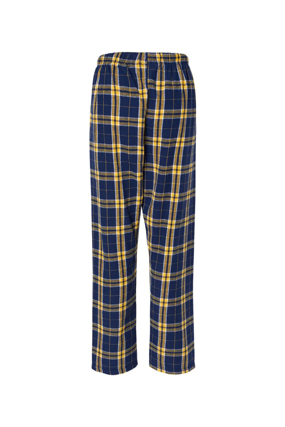 Boxercraft Womens Haley Flannel Pants w/ Pockets - Navy Blue/Gold