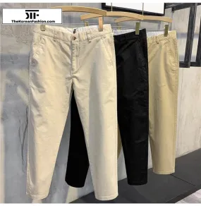 Breathable Cotton Retro Casual Pants