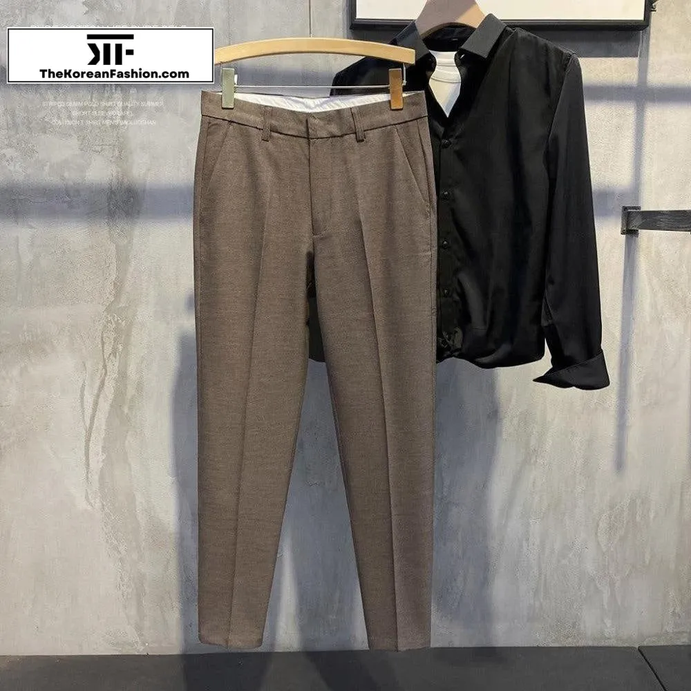 British Style Slim Breathable Pants