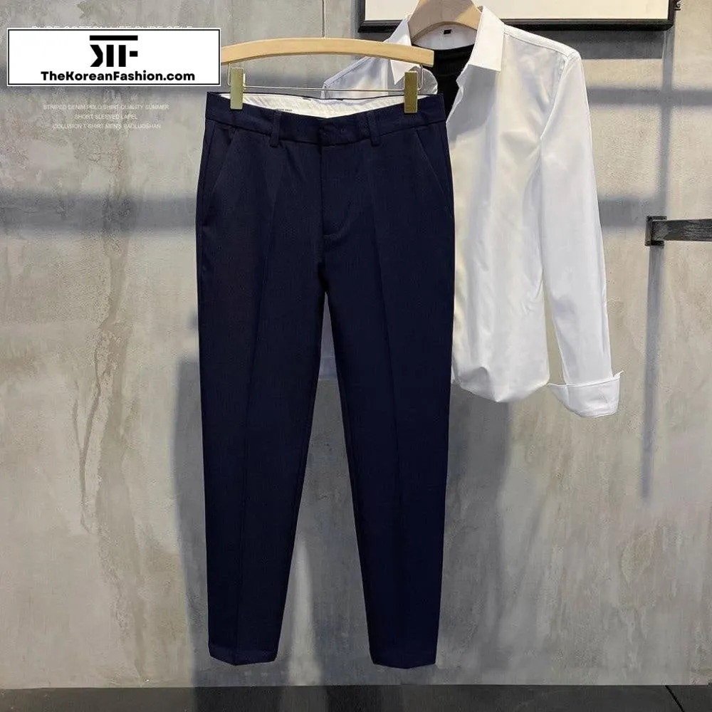 British Style Slim Breathable Pants