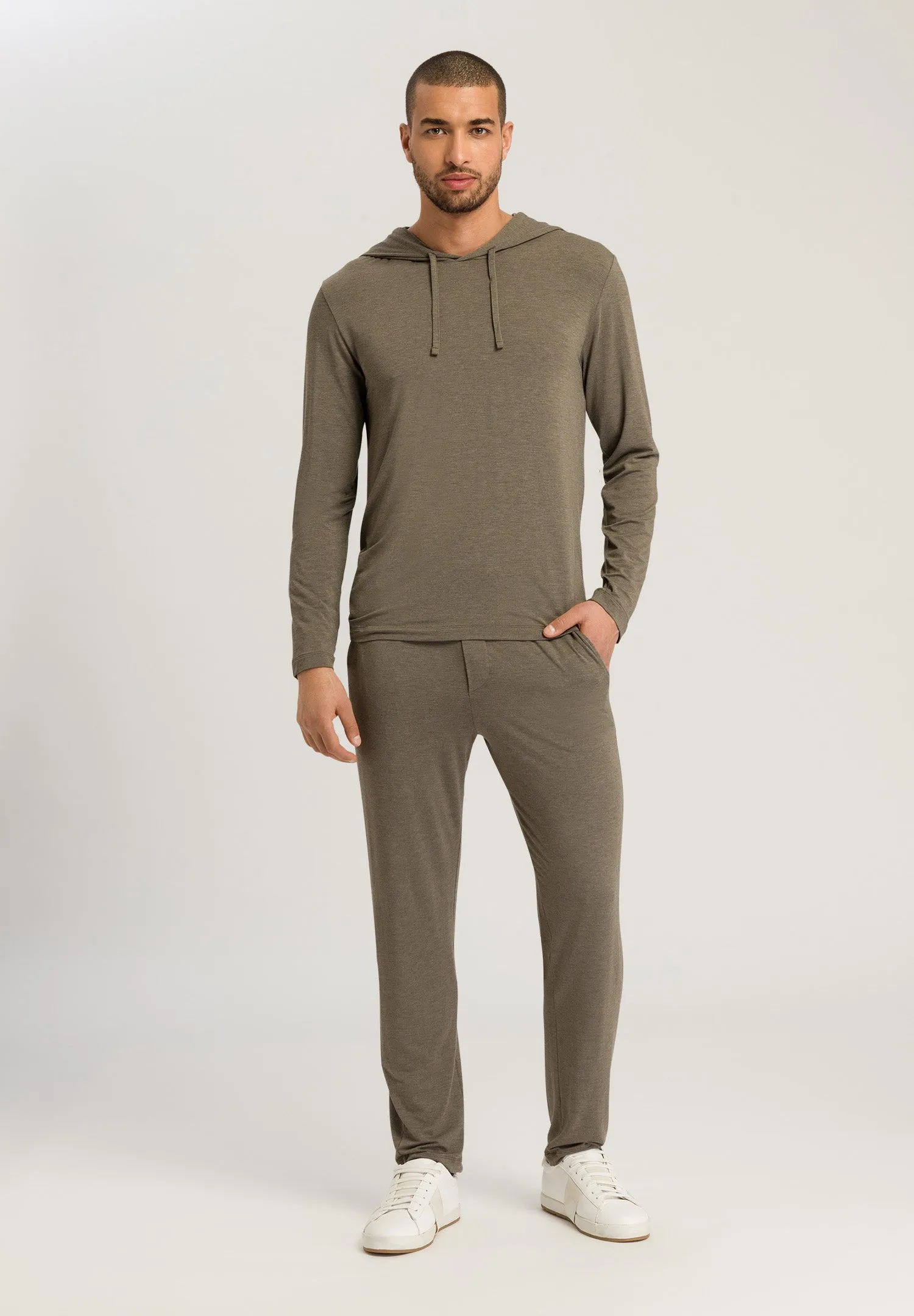 Casuals Soft Tailored Hoodie | Dark Elmwood Melange 75990-1267