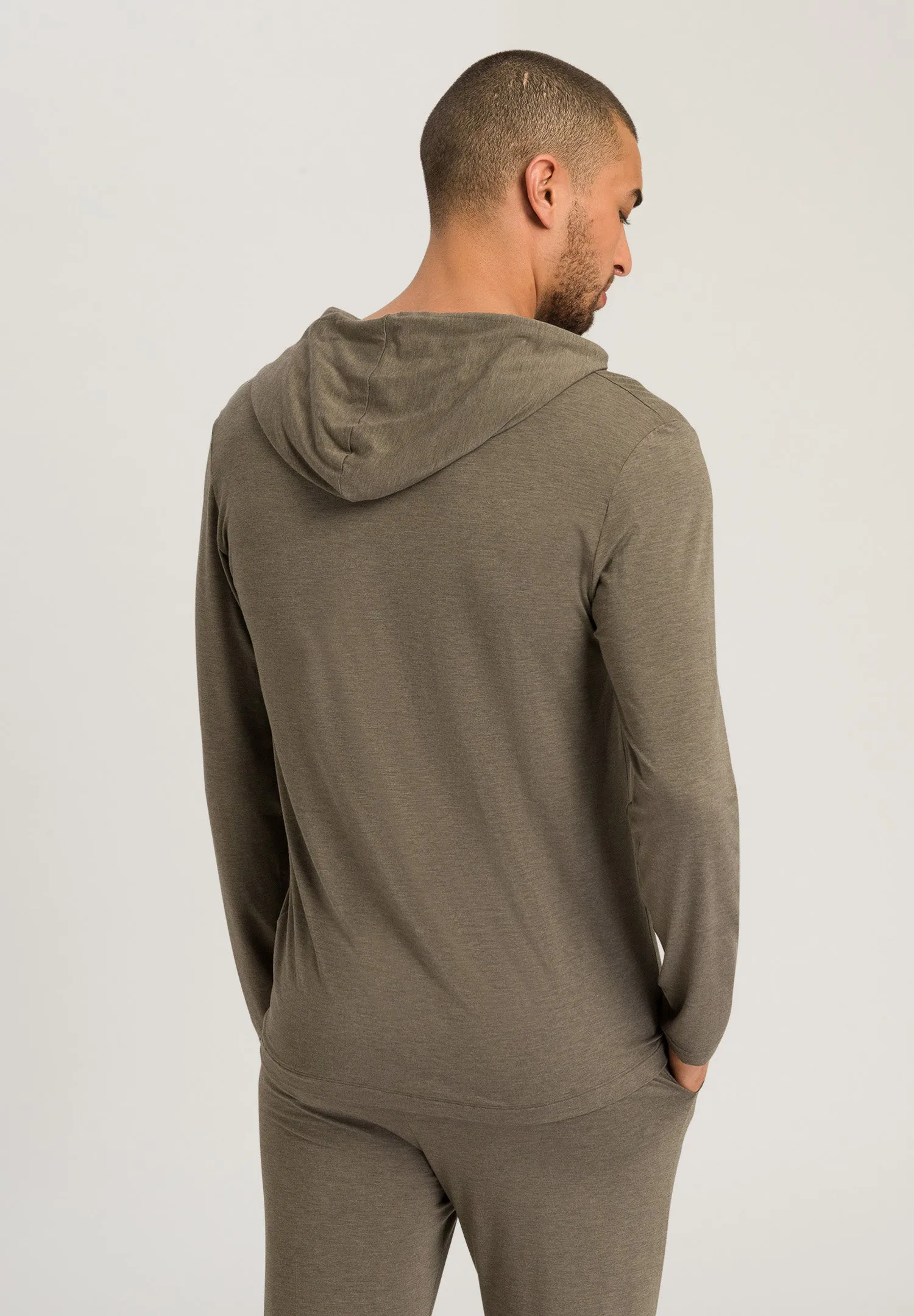 Casuals Soft Tailored Hoodie | Dark Elmwood Melange 75990-1267