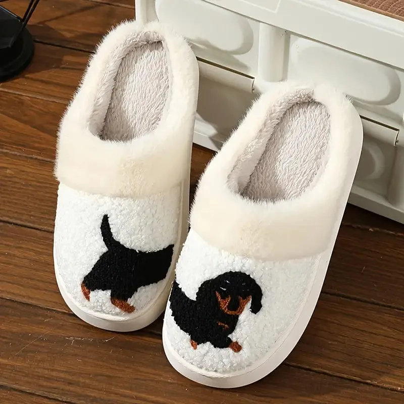 Cozy Dachshund Slippers