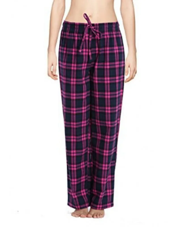 CYZ Women's 100% Cotton Super Soft Flannel Plaid Pajama/Lounge Pants