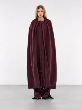 Draped Cape (J03AA0182-J20230-PLUM)