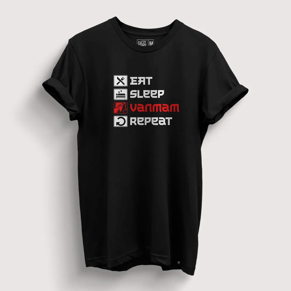 Eat Sleep Vanmam Repeat - SVK Official T-Shirt