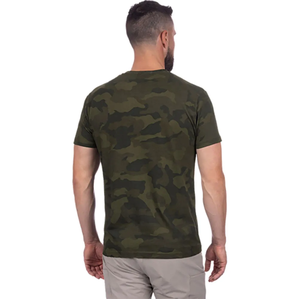 FXR  Mens Pro Series Premium T-Shirt Soft Cotton Blend Casual Army Camo Orange