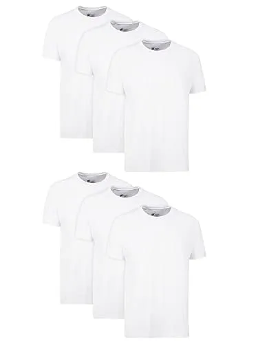 Hanes Men Hanes Men's Cotton Undershirt, Moisture-Wicking Crew Tee Undershirts, Multi-Packs Available