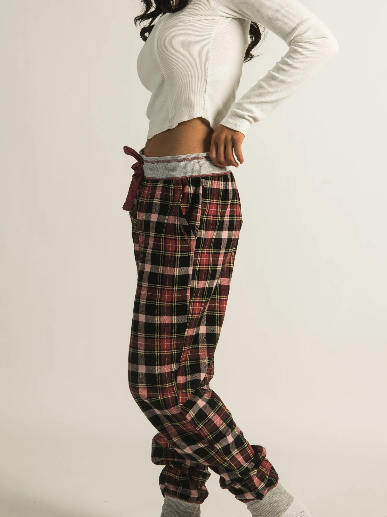 HARLOW KYLIE FLANNEL PANTS - CLEARANCE