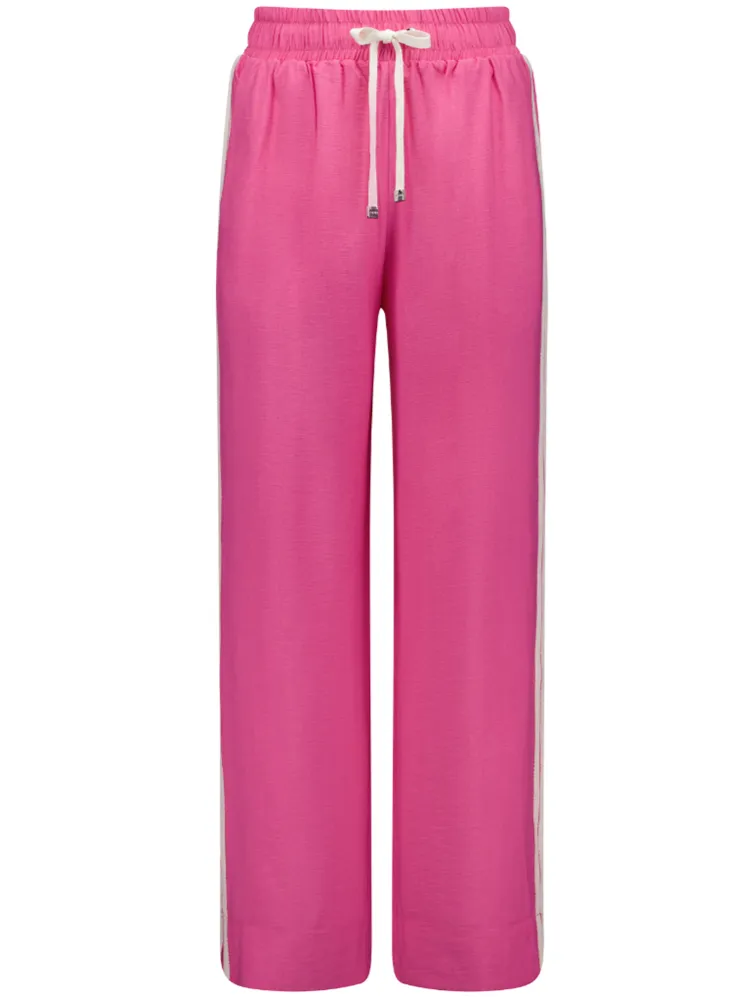 Indiana Wide Leg Pants in Hot Pink