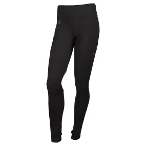 Klim  Womens Solstice Pants 2.0 Base Layer Moisture Wicking Warm Comfort Black