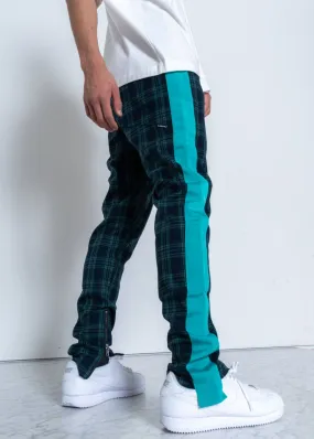 Konus Men's Plaid Pants in Green