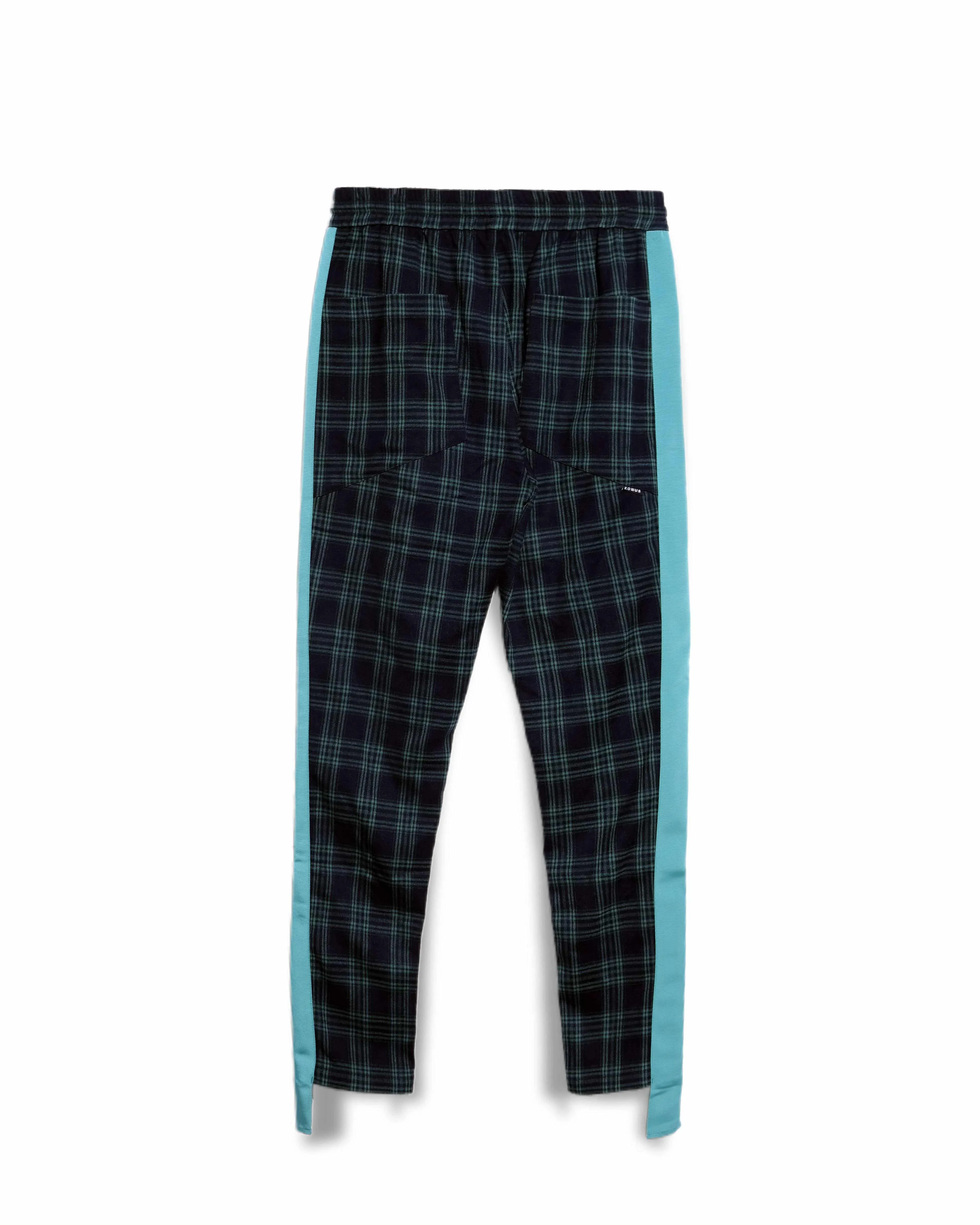 Konus Men's Plaid Pants in Green