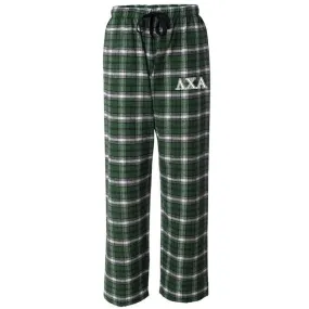 Lambda Chi Forest Plaid Flannel Pants