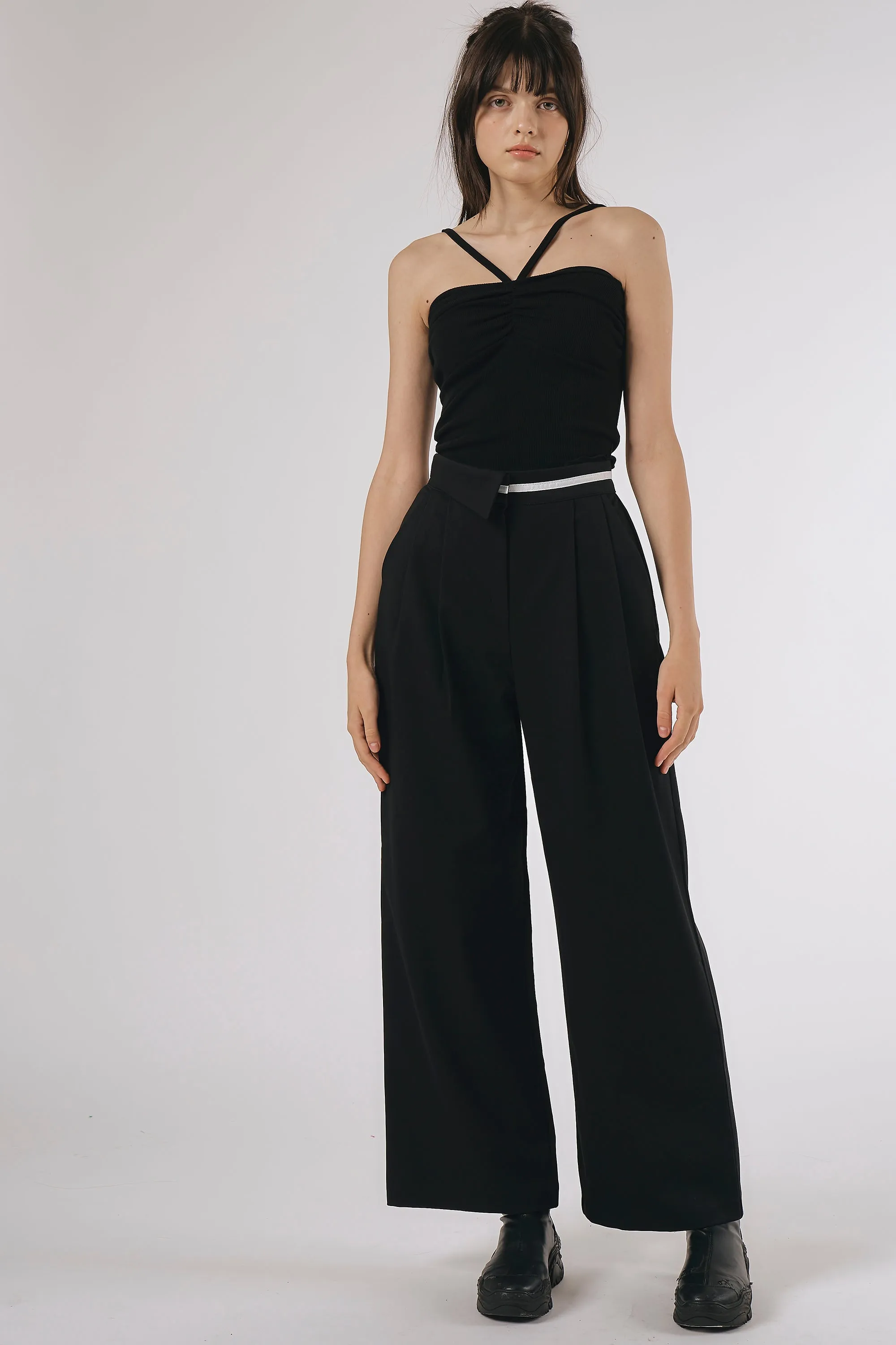 Lyla Contrast Waist Pants