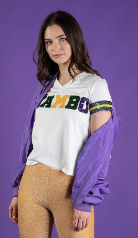 MAMBO Mardi Gras Jersey Tee