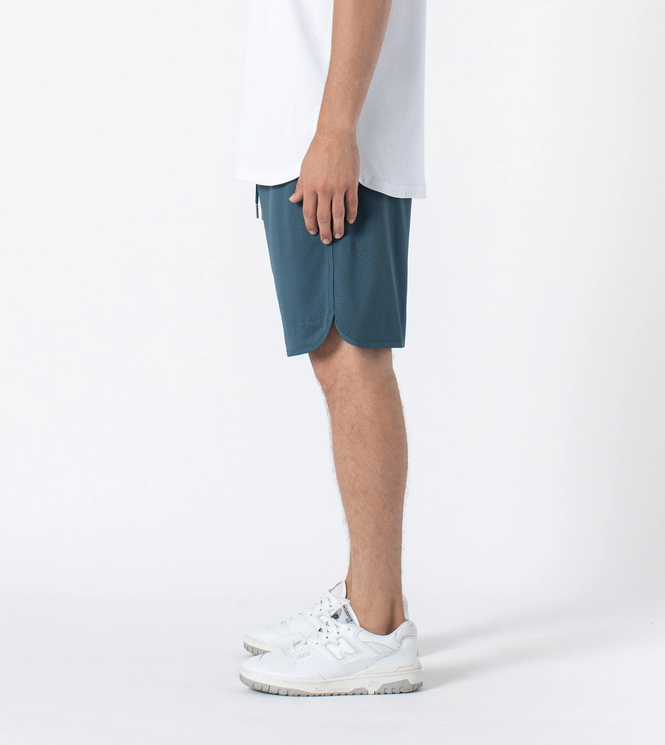 Mesh Basketball Short Dk Aqua