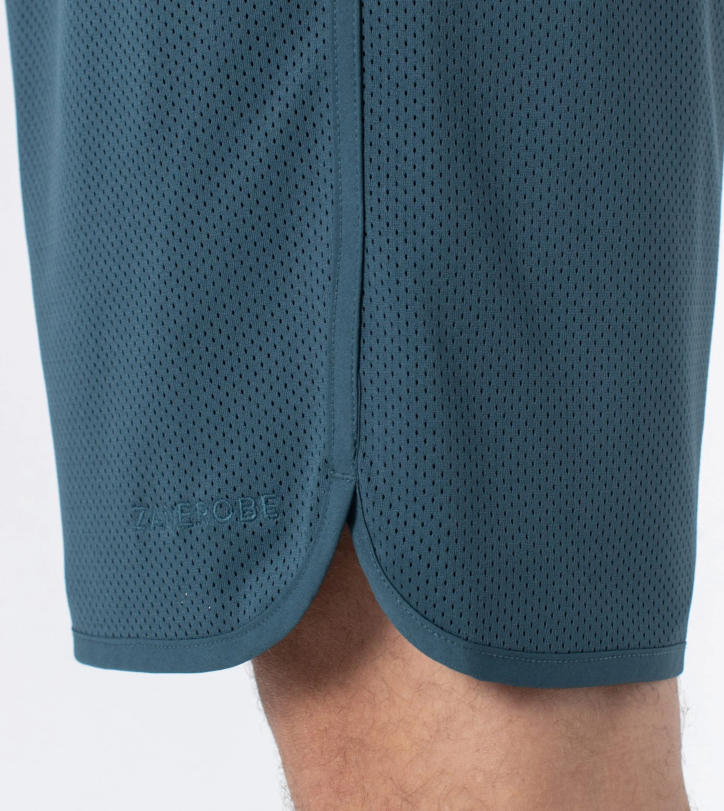 Mesh Basketball Short Dk Aqua