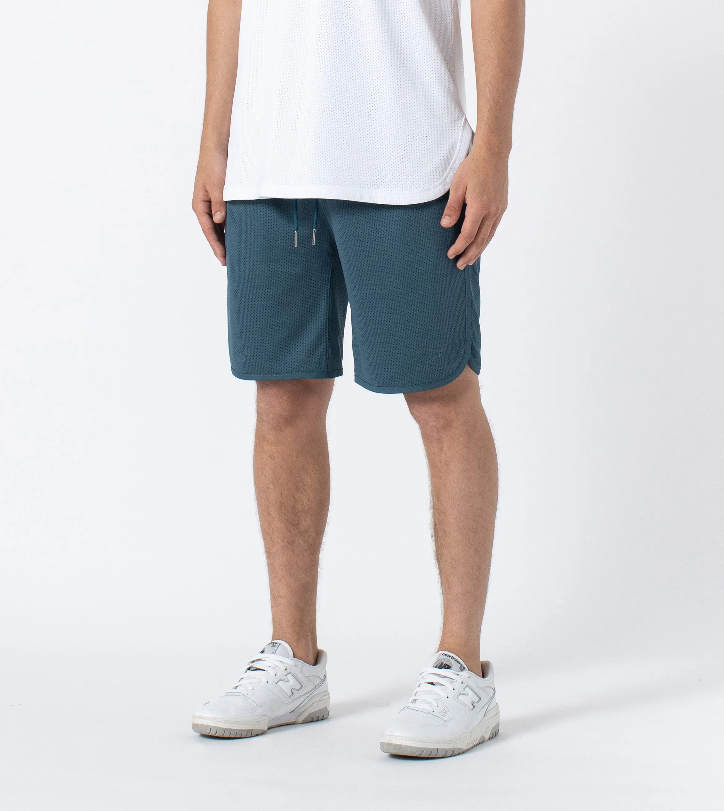 Mesh Basketball Short Dk Aqua