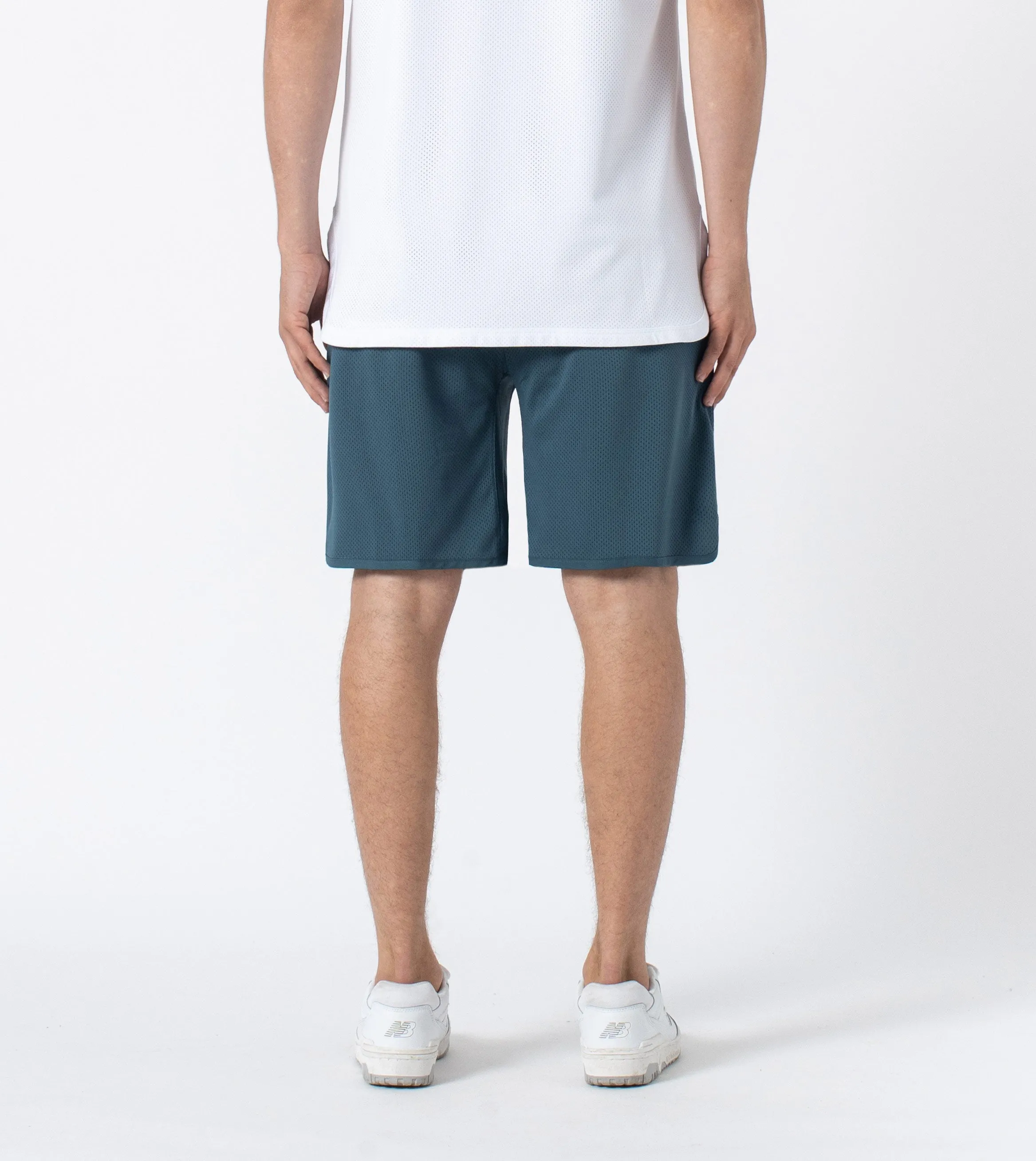 Mesh Basketball Short Dk Aqua