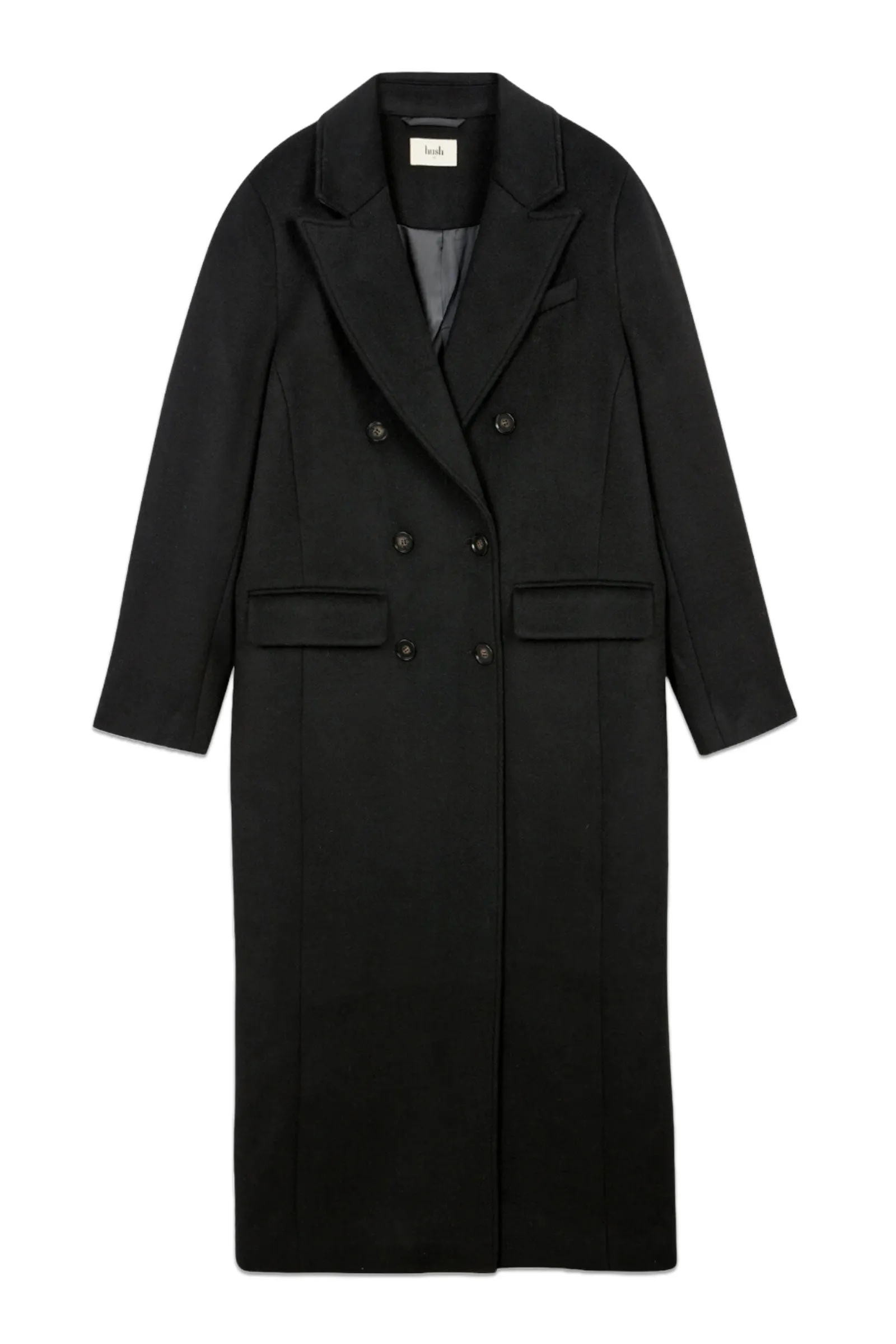 Miranda Double Breasted Wool Blend Coat