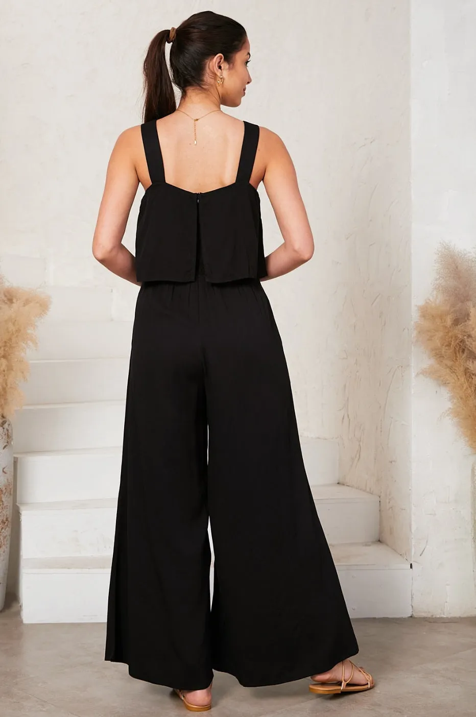 Paris Black Jumpsuit