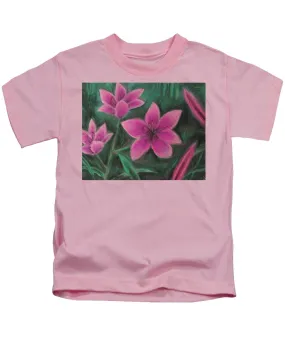 Pink Lilies - Kids T-Shirt