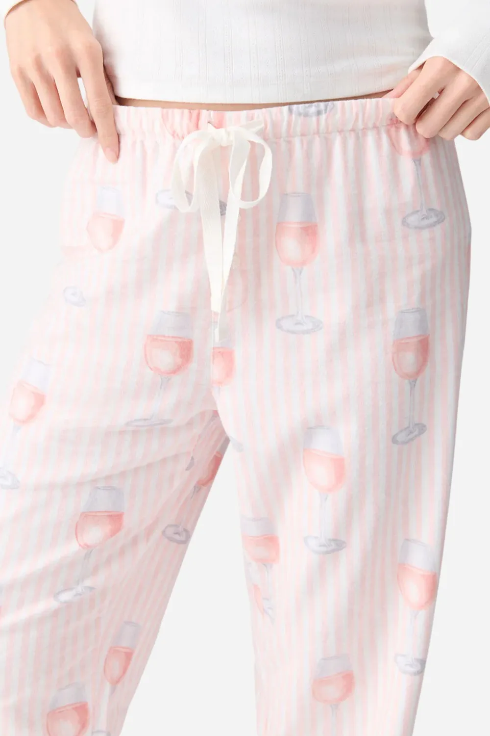 PJ Salvage Rose All Day Flannel Pant