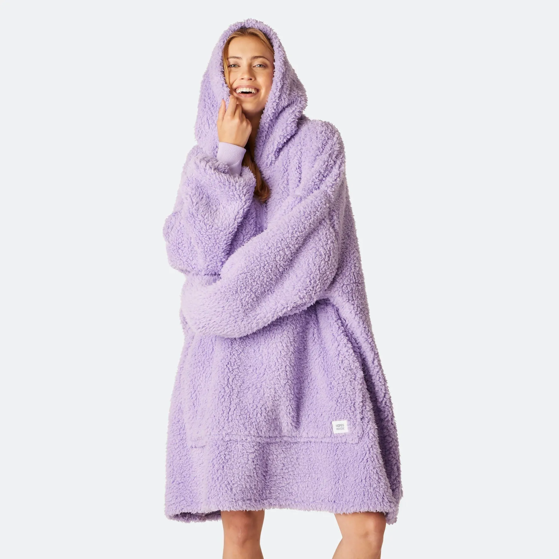 Purple Sherpa HappyHoodie