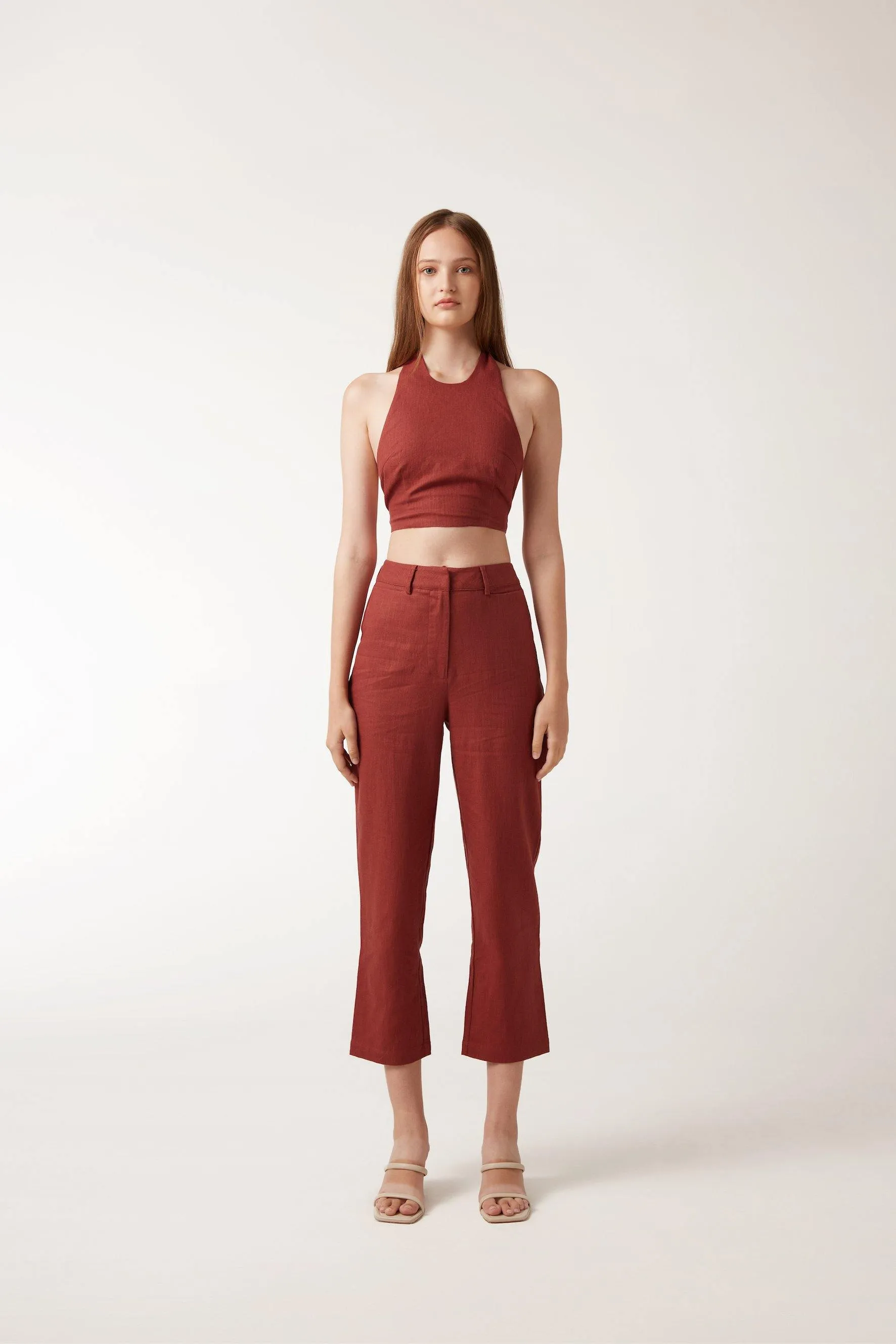 REINA Pants - Maroon