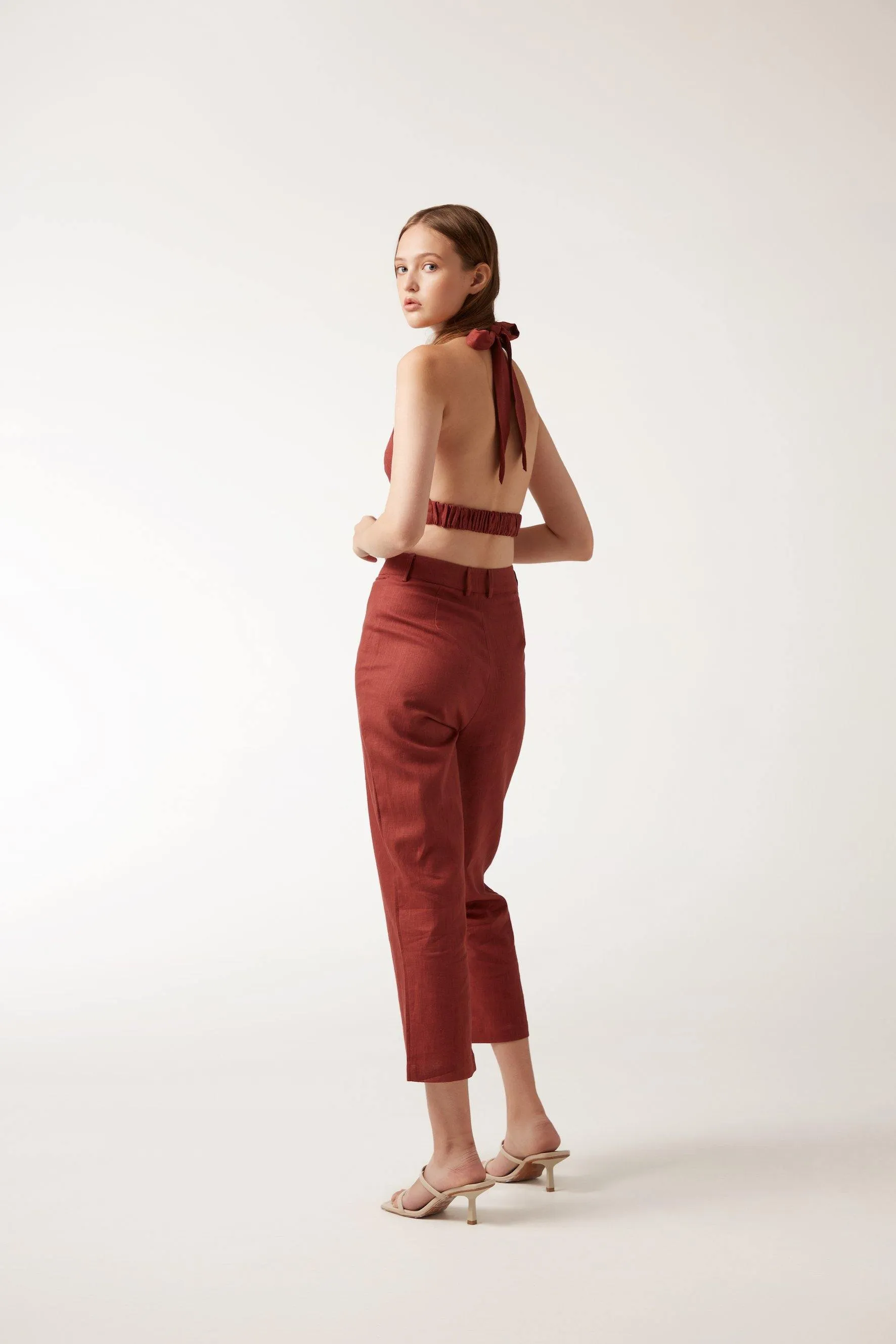 REINA Pants - Maroon