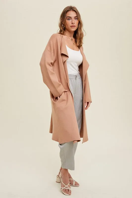 Ruby Draped Sweater Coat