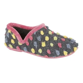 Sleepers LS311M Ladies Fuchsia/Multi Full Slippers