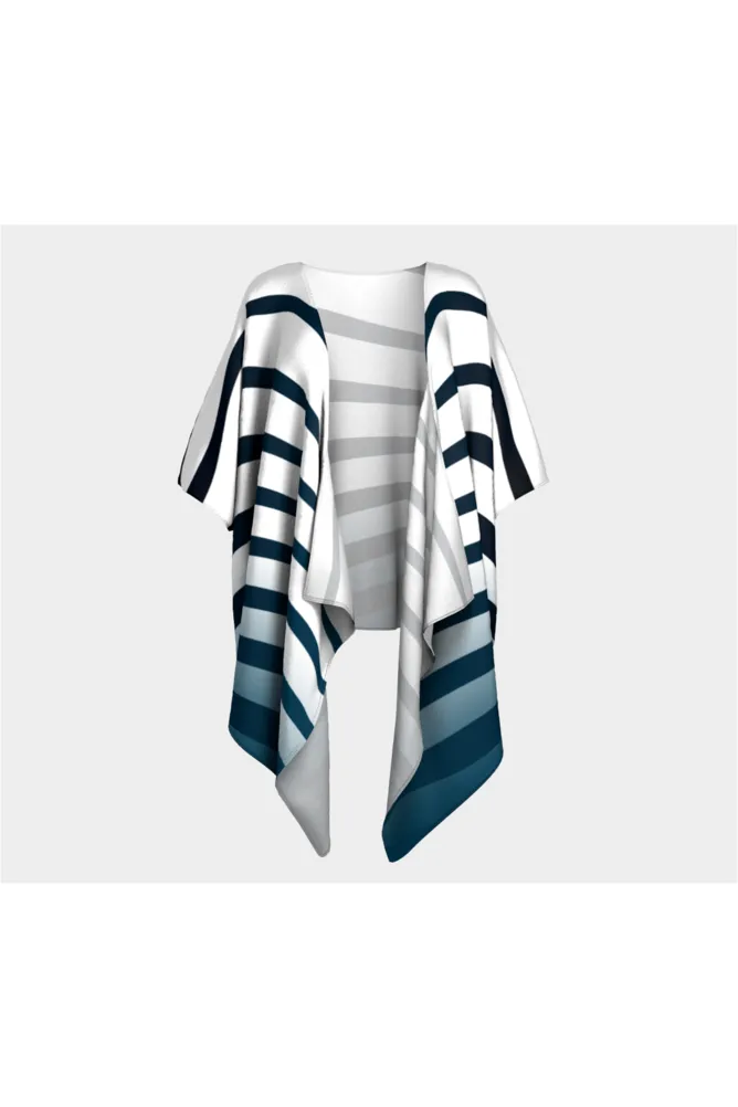 Snow Tiger Draped Kimono