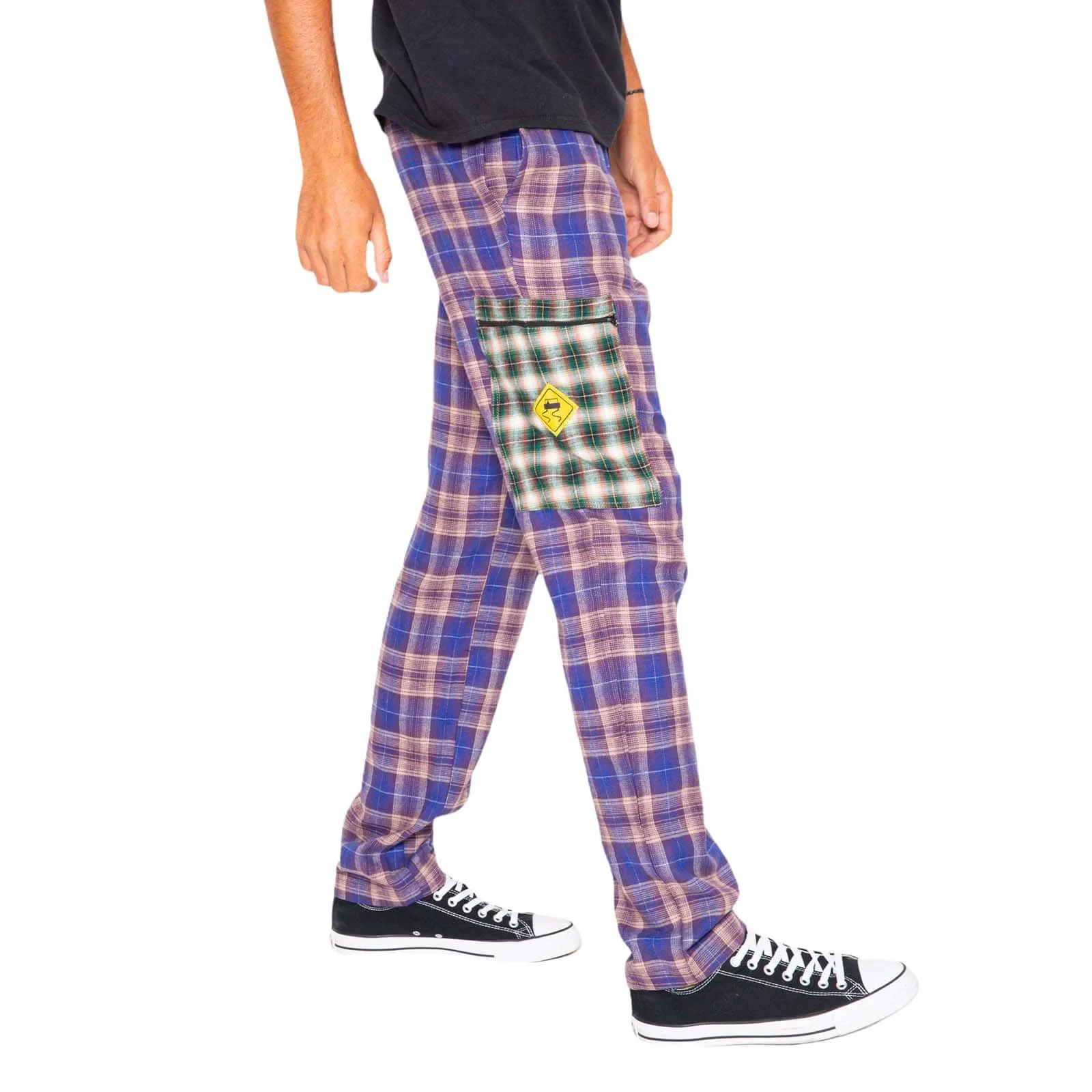 Stash Pant - Baymen Purple Flannel