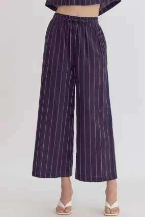 Striped Wide Leg Pants