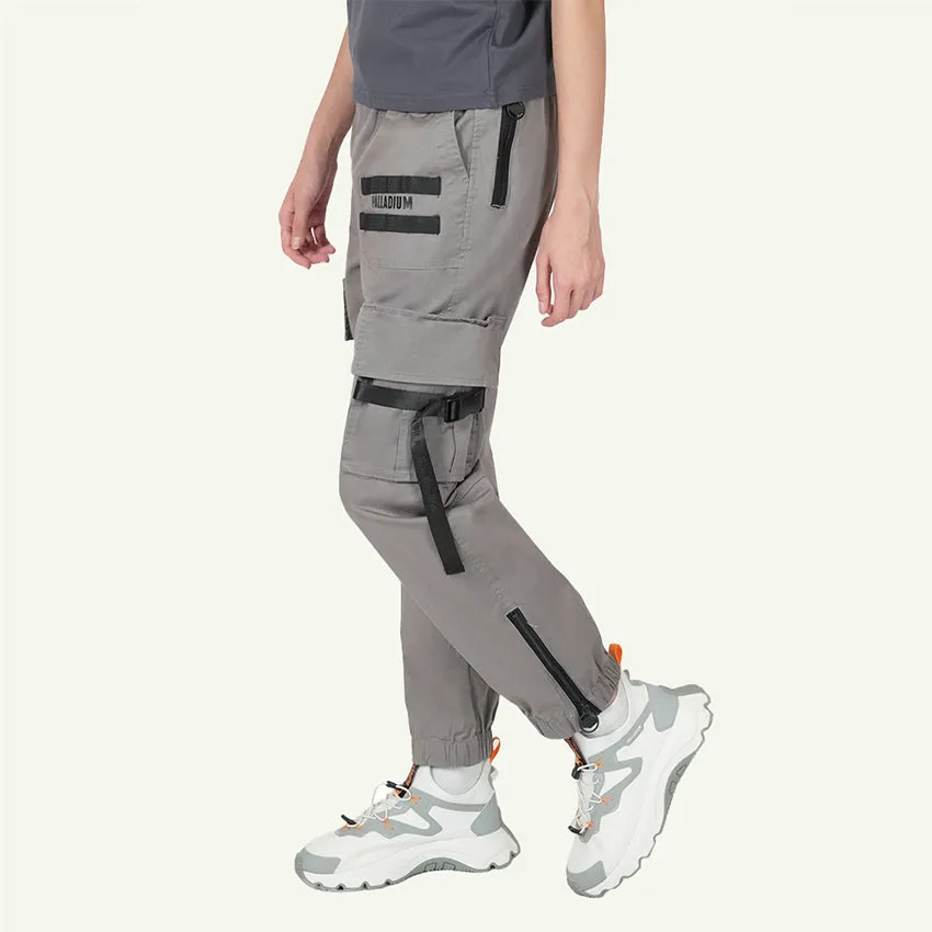 TAPPER CARGO LAP PKT WOMEN'S PANTS -  GRAY FLANNEL