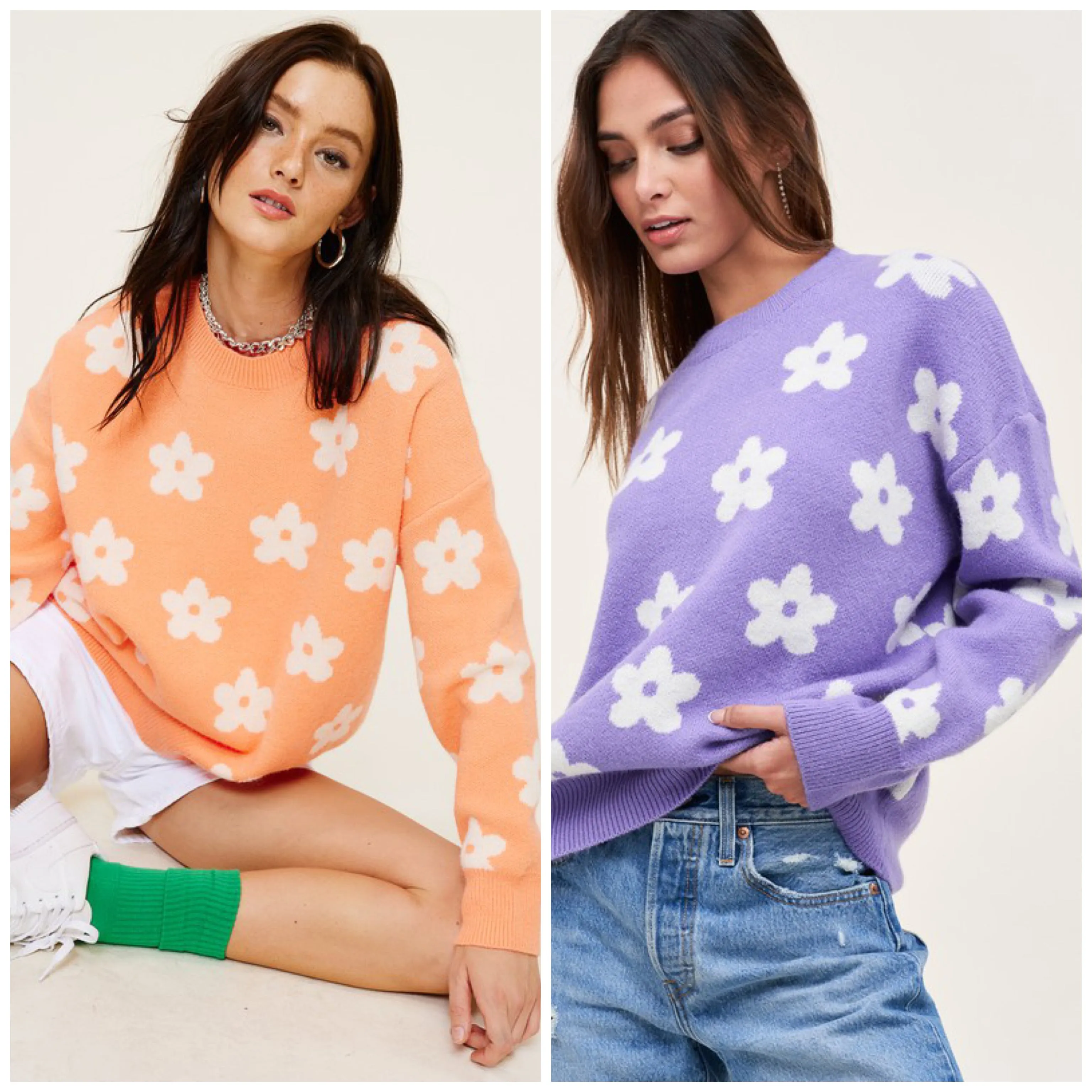 The Finley Floral Crewneck Sweater