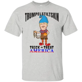 Trumpelstiltskin Trick Or Treat America T-Shirt Halloween Tees (Men)