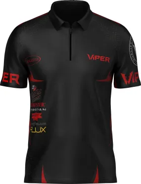 Viper Dart Shirt - Logo - Black & Red