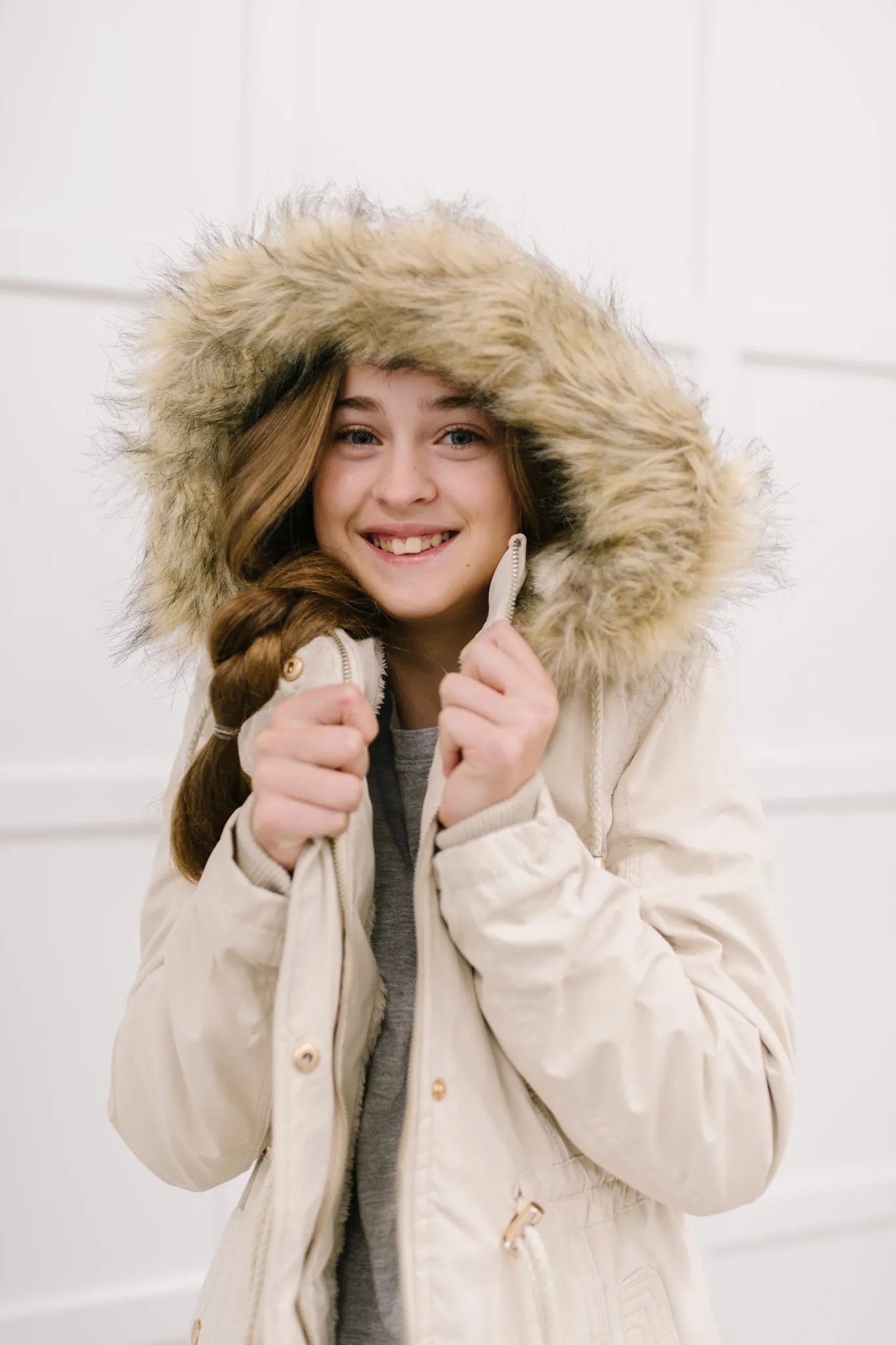 Winter Warm Coat in Beige