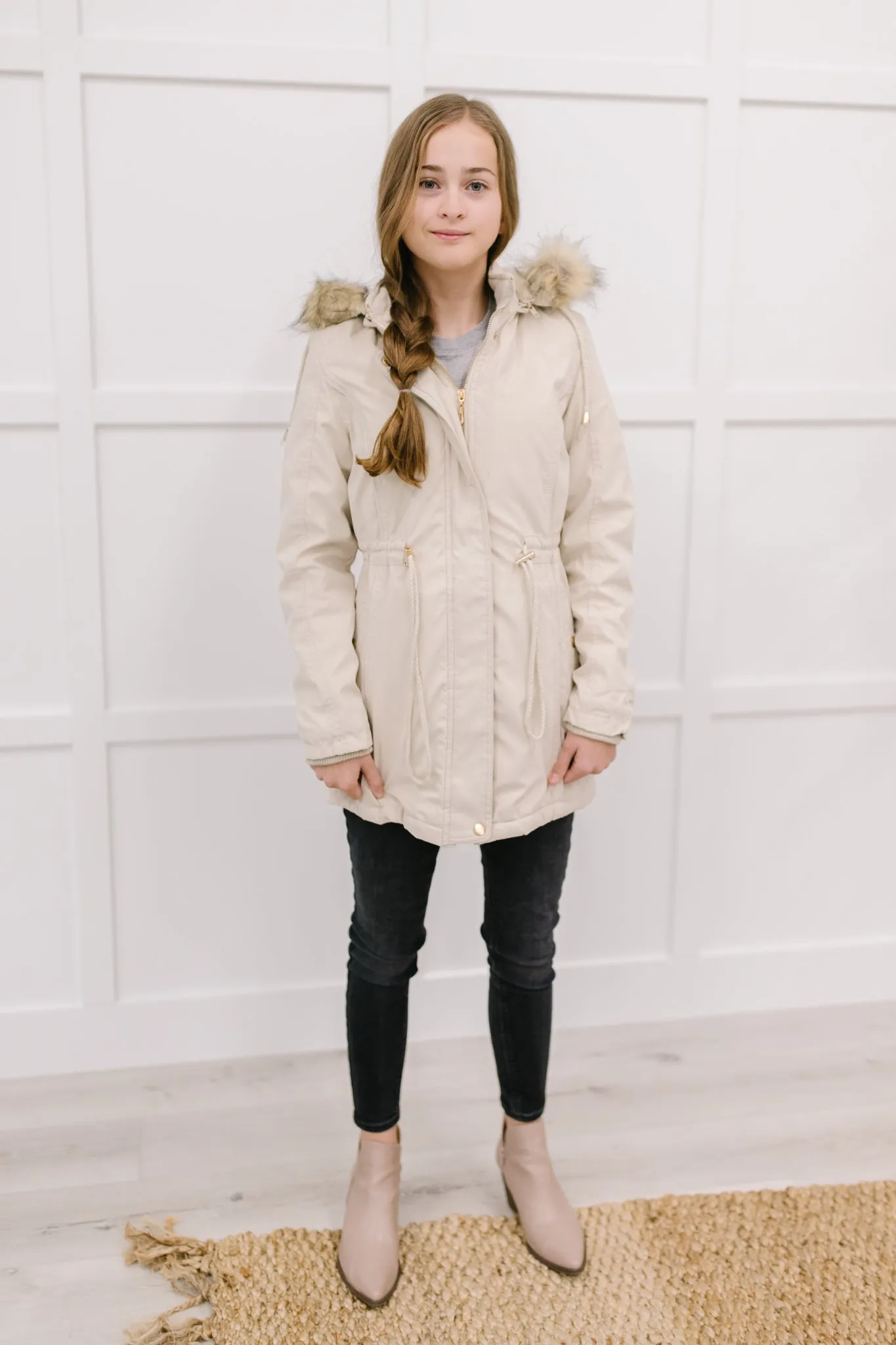 Winter Warm Coat in Beige