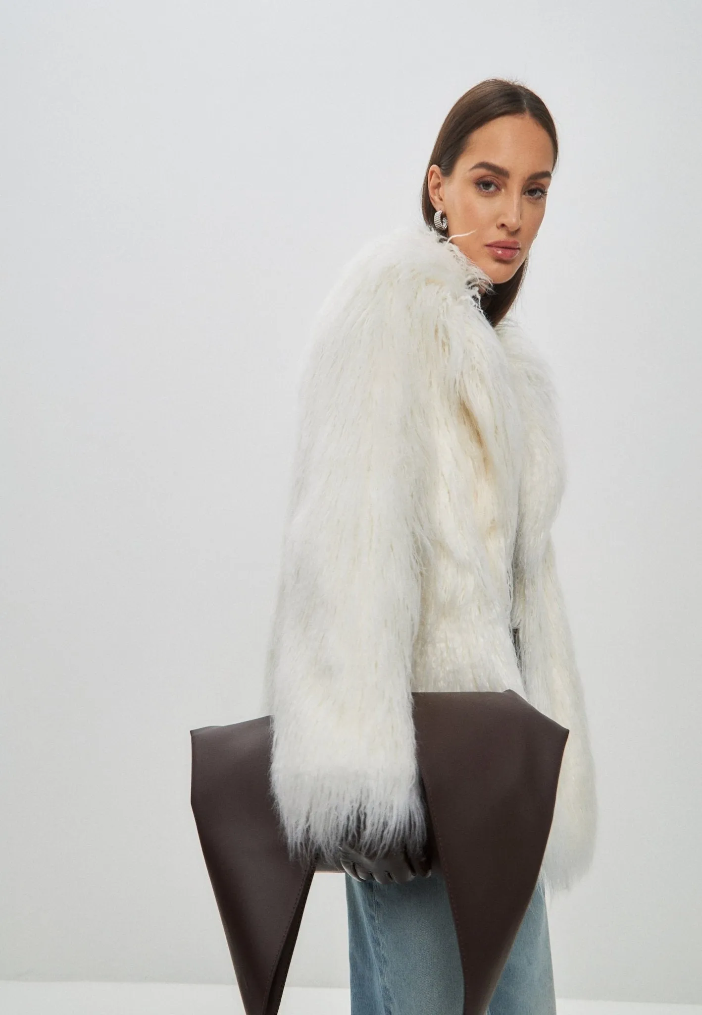 Winter Warm Faux Fur Jacket - White