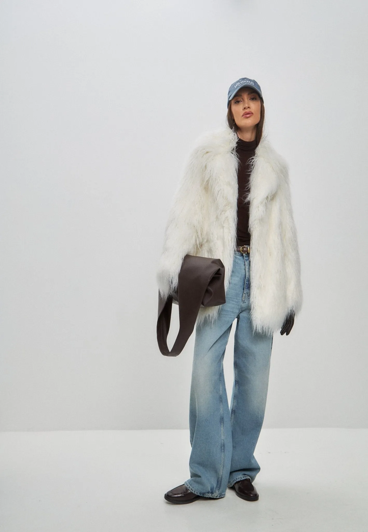 Winter Warm Faux Fur Jacket - White