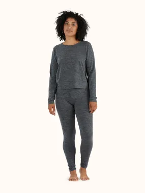 Women's 2-Piece Loungewear Set - Charcoal