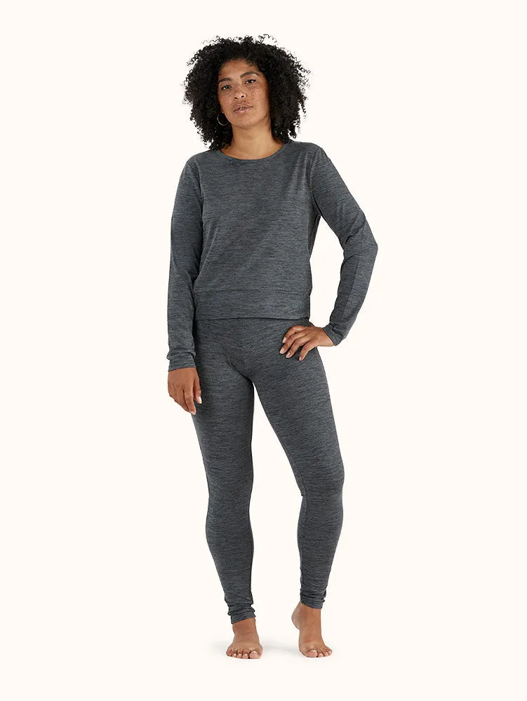 Women's 2-Piece Loungewear Set - Charcoal