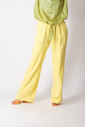 Yellow wide pants SIERA