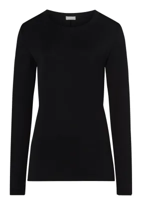 Yoga Relaxed Scoop Neck Top | Black 77996-019